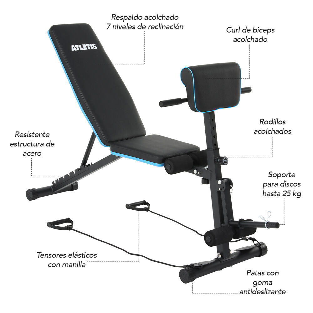 Banco Multifuncional Para Entrenamiento Fitness image number 6.0
