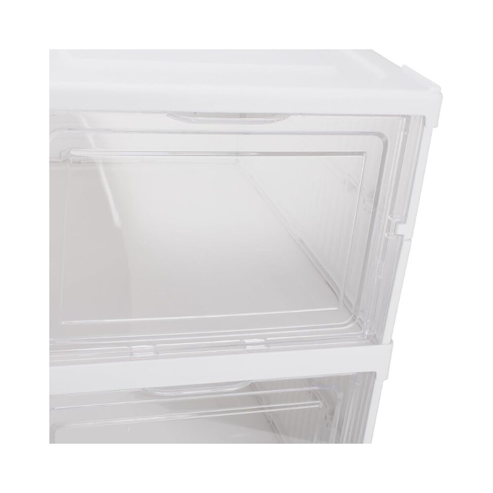 Zapatero Plegable Almacenamiento Contenedor 6 Niveles image number 2.0