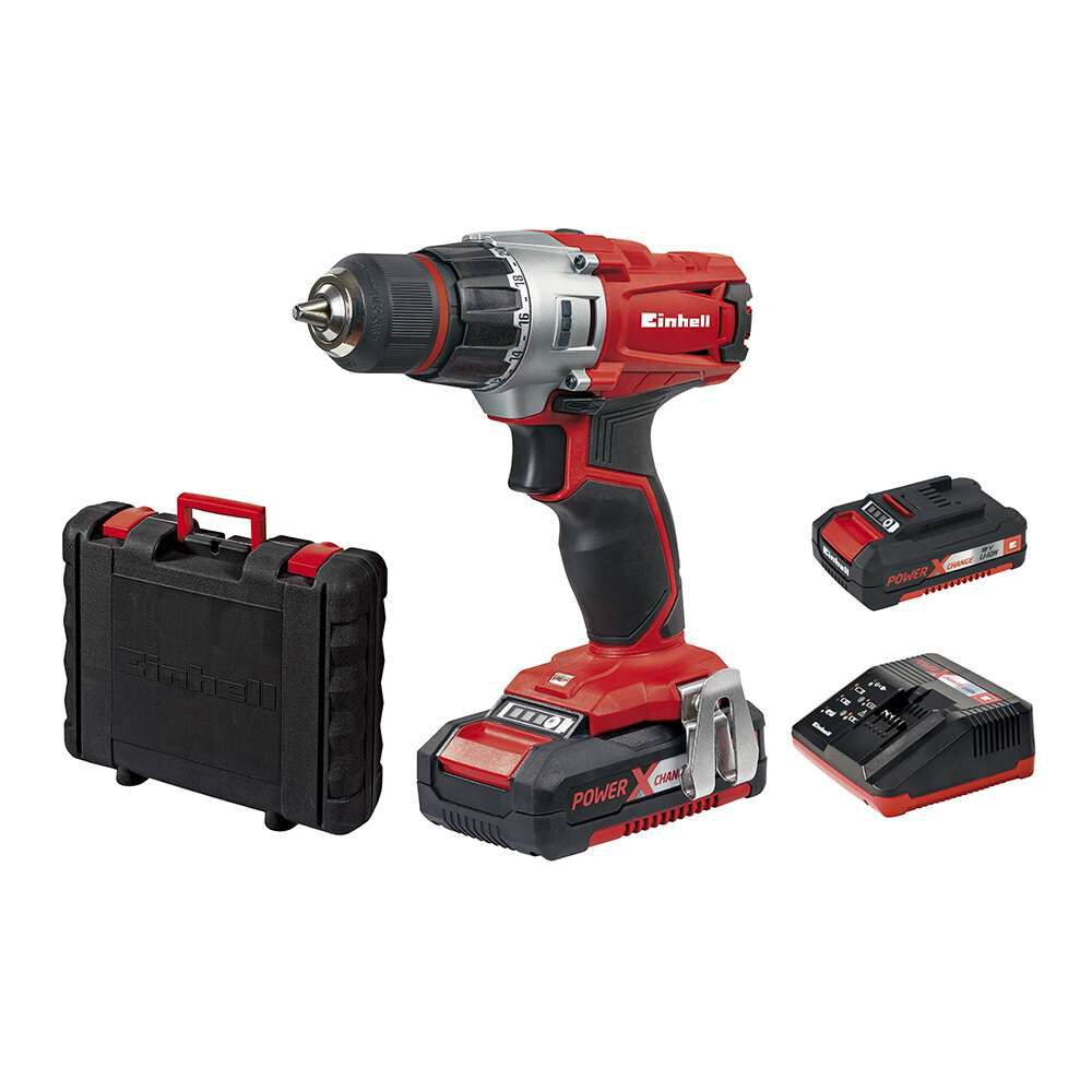 Taladro Percutor Inalámbrico Brushless 18v Expert 2 Baterías Pxc Te-cd 18 Li- I Bl - Einhell image number 0.0