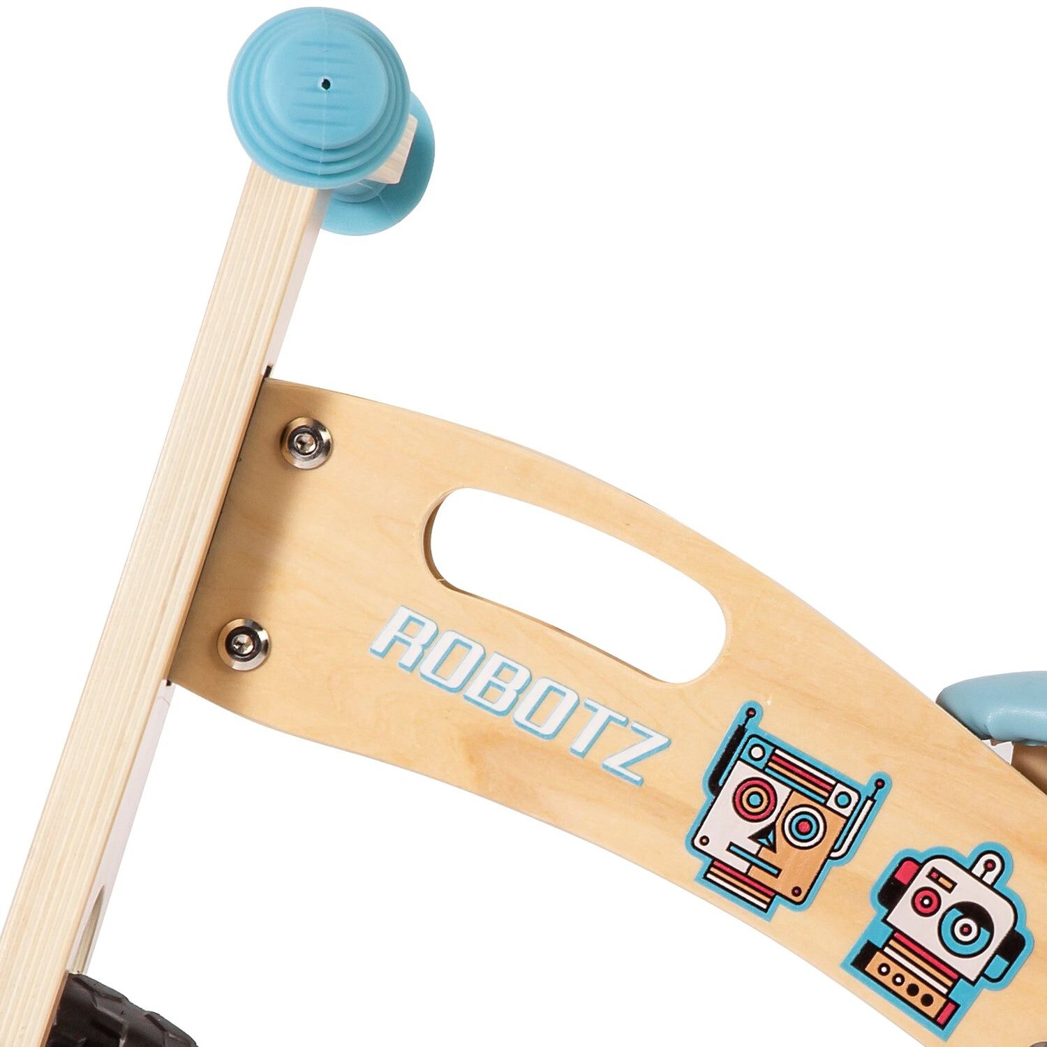 Bicicleta De Equilibrio Aprendizaje Madera Robot Celeste Bebesit image number 4.0