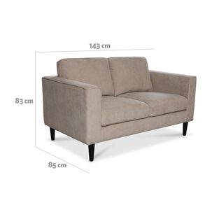 Sof&aacute; Seccional Cic Bristol / 2 Cuerpos