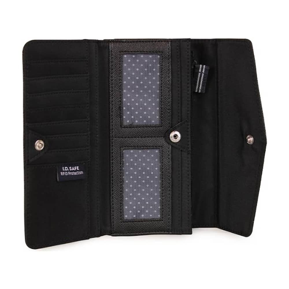 Billetera De Mujer Sunset Negra Nautica image number 4.0