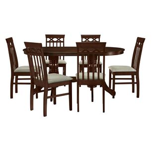 Juego de Comedor Viena Ovalado / 6 Sillas