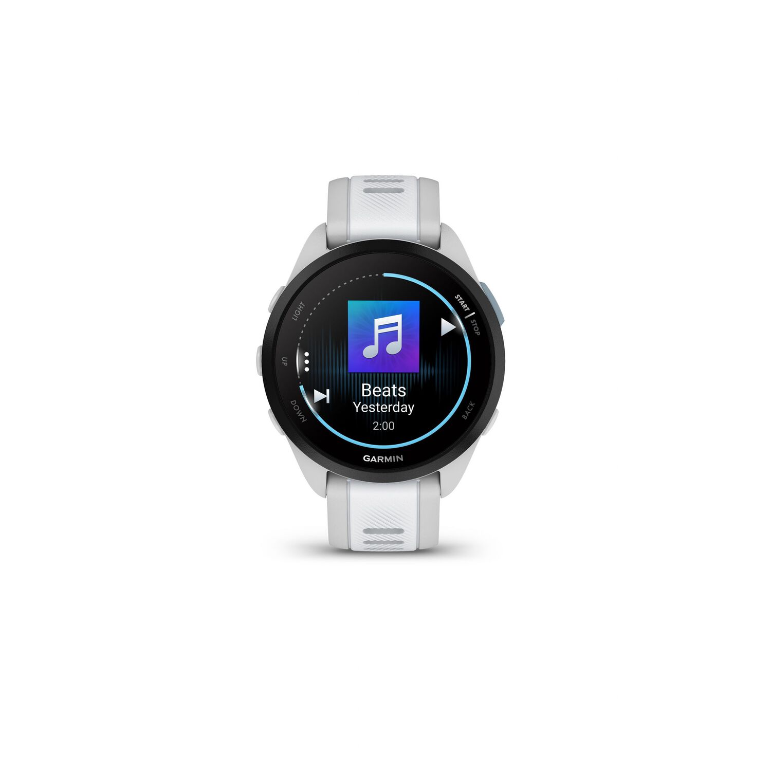 Forerunner 165 Music, Mist Grey/whitestone image number 2.0