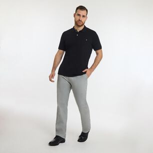 Polera B&aacute;sica Lisa Regular Manga Corta Cuello Piqu&eacute; Hombre Herald