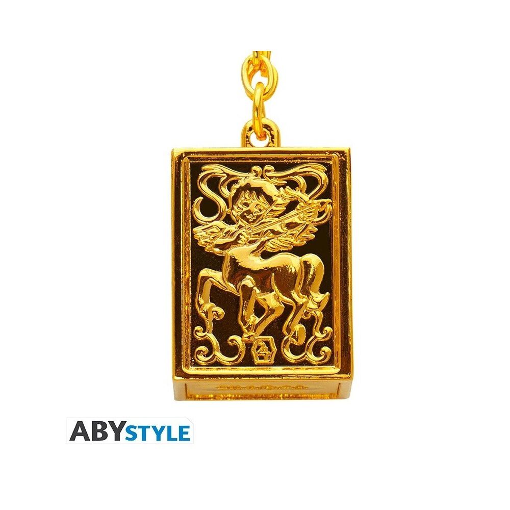 Llavero Pandora Sagitario Dorado Caballeros Del Zodiaco image number 0.0