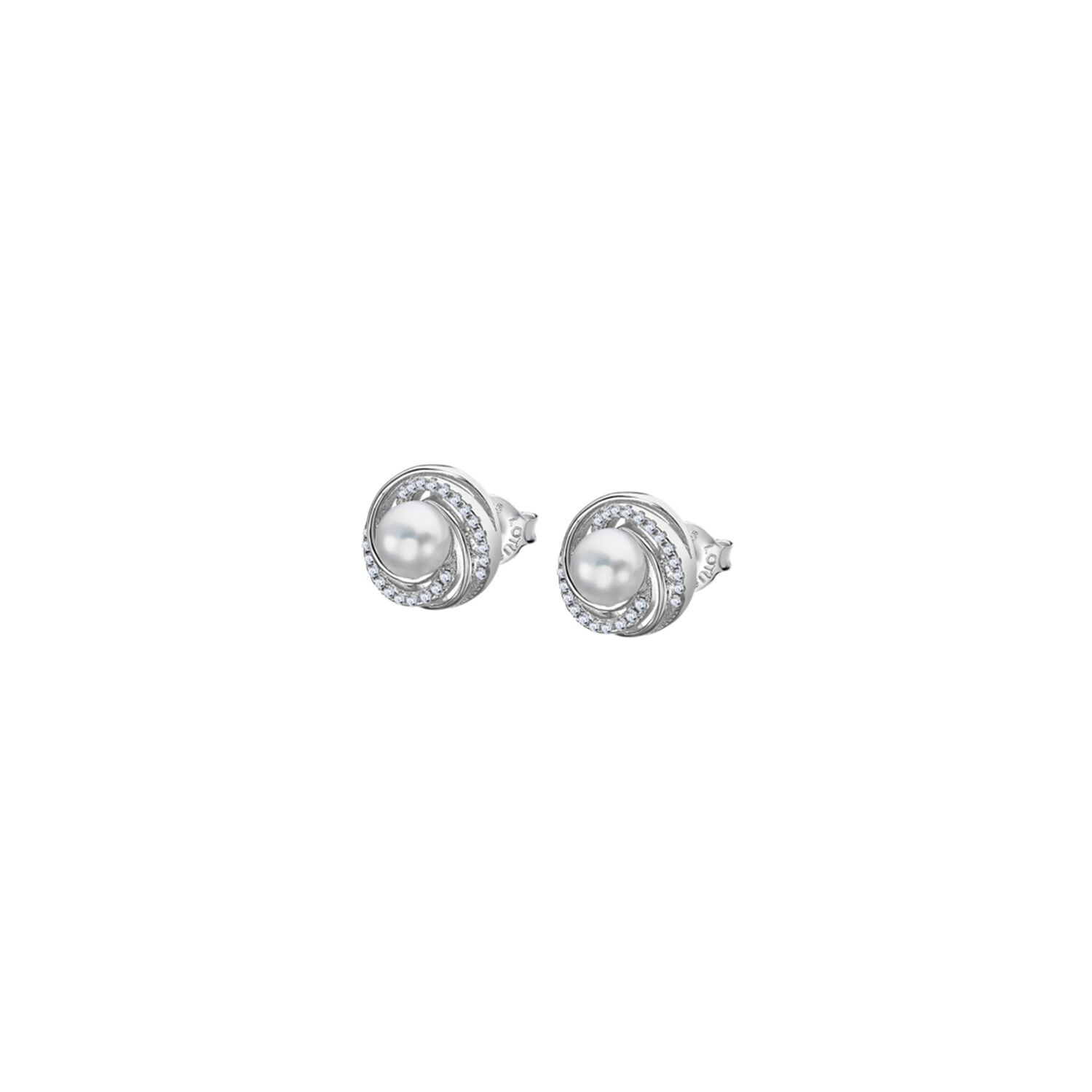 Aros Lp3095-4/1 Lotus Silver Mujer Pearls image number 0.0