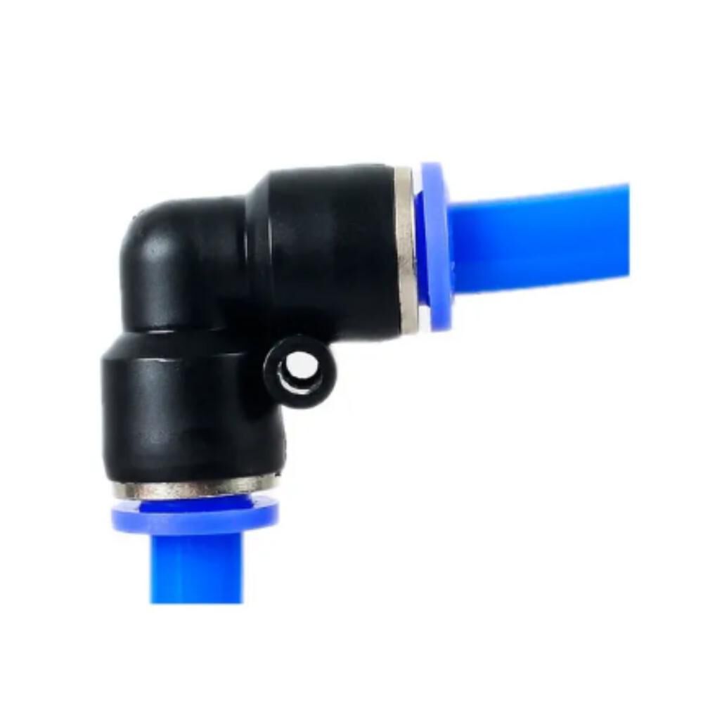 Conector Rapido Neumatico Union Codo 8mm 2 Vias image number 2.0