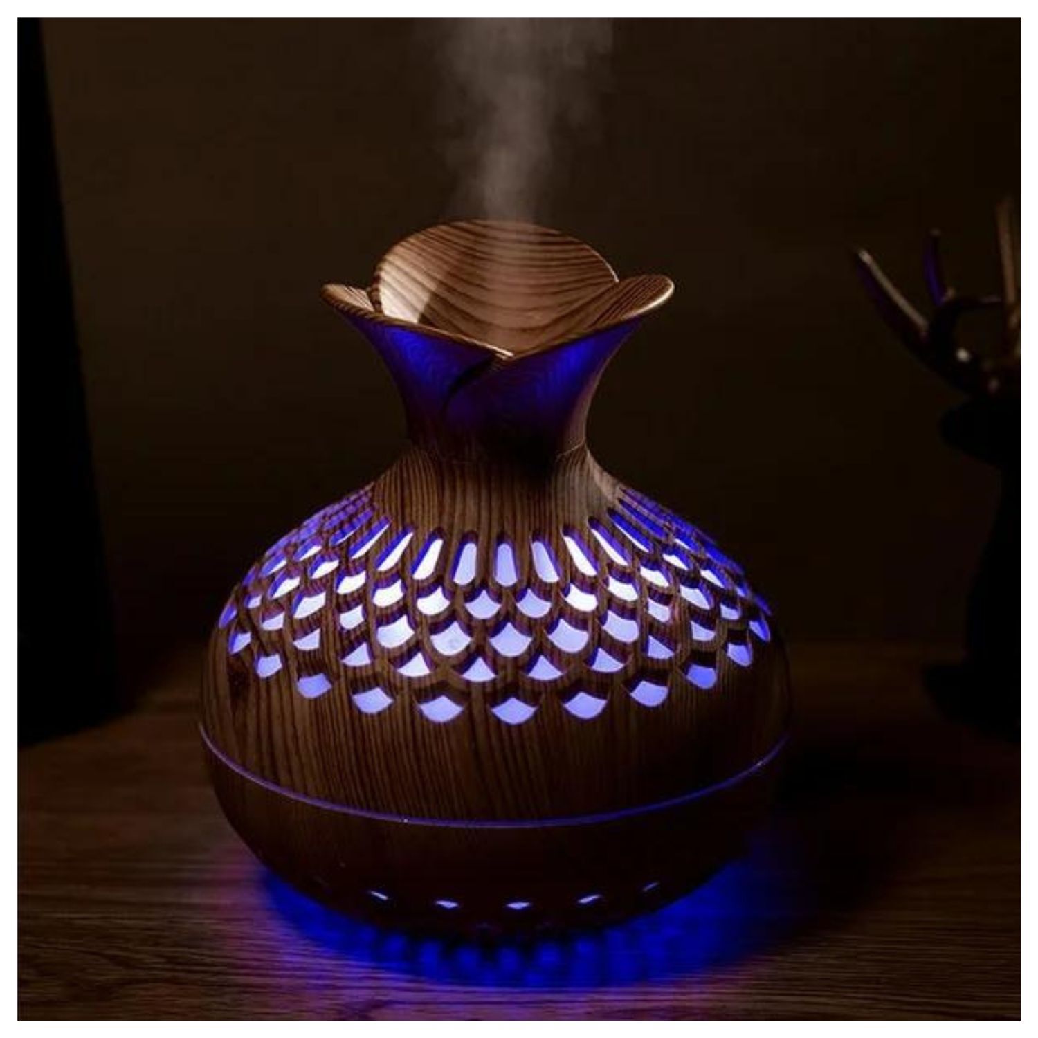 Pack Humidificador Forma De Flor + 12 Esencias Aromaticas image number 2.0