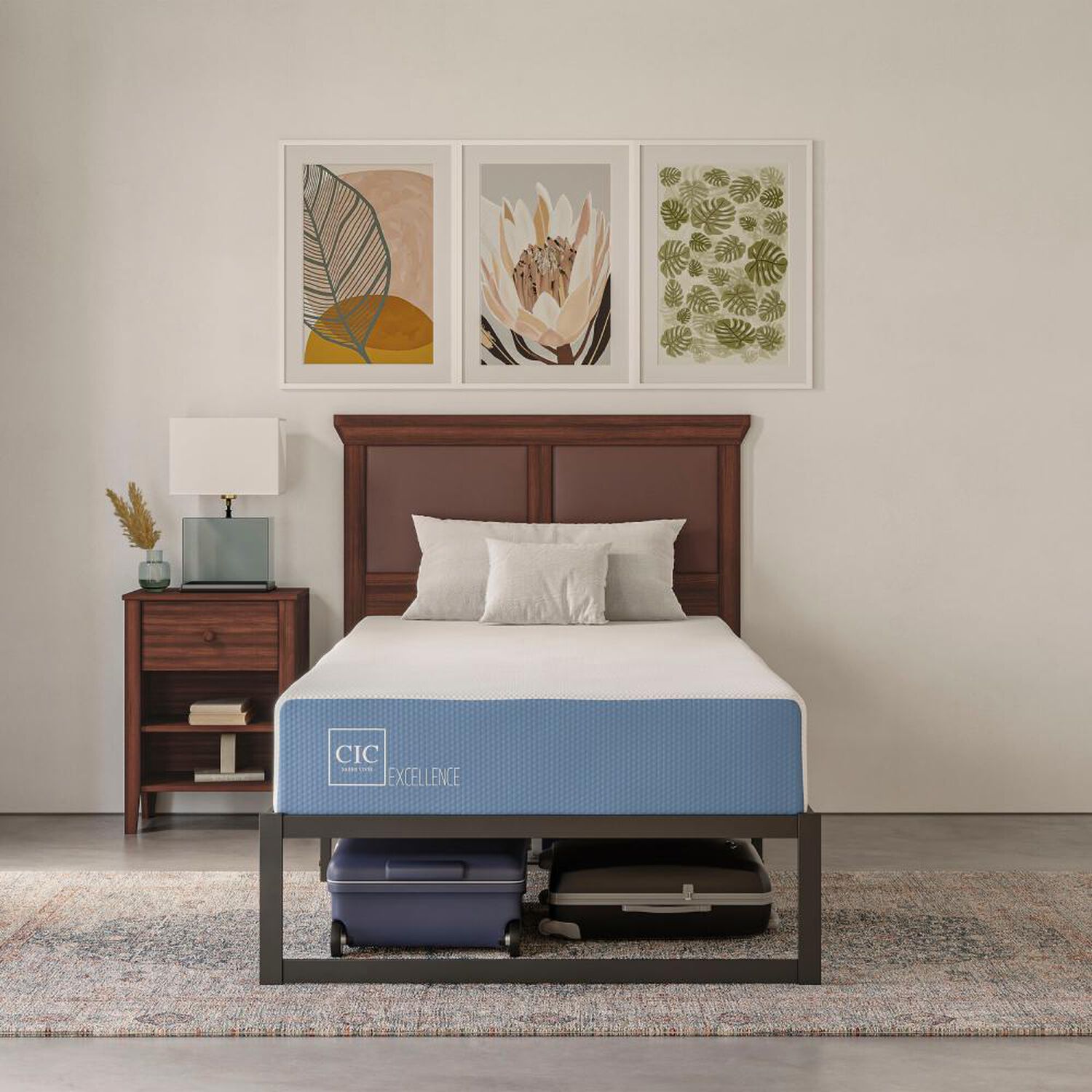 Cama Met&aacute;lica Cic Iron Smart Excellence / 1.5 Plazas / Base Normal image number 10.0