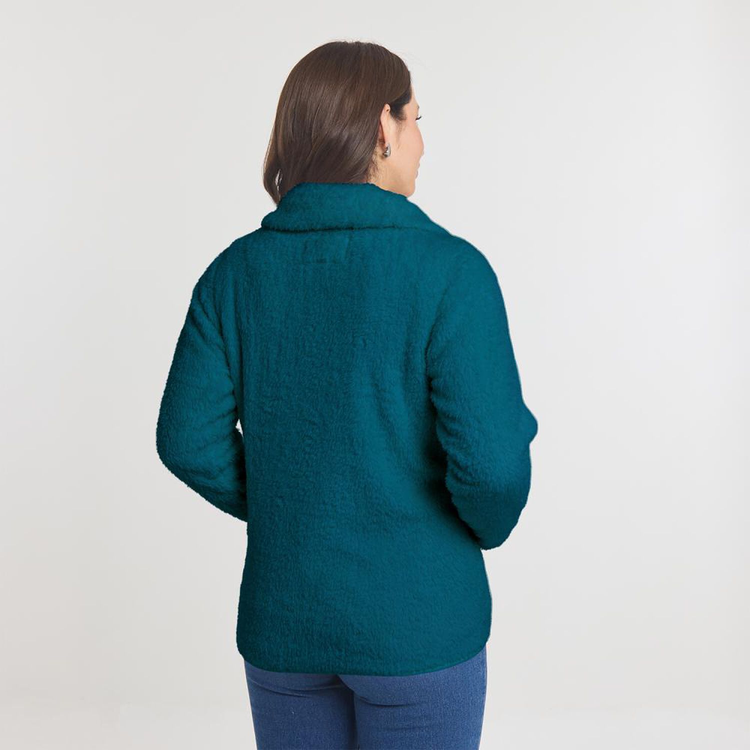Poler&oacute;n Polar Fleece Manga Larga Cuello Alto Mujer Geeps image number 1.0