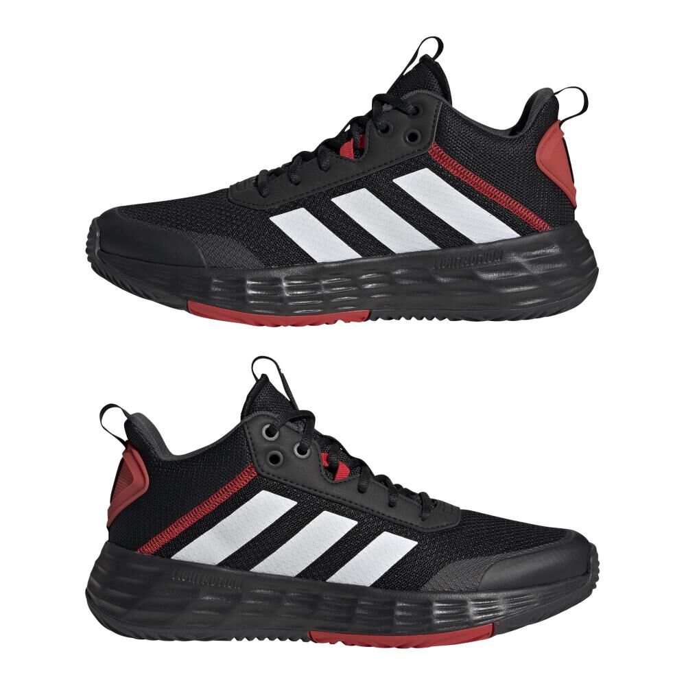 Zapatilla Basketball Hombre Adidas Ownthegame Negro image number 7.0