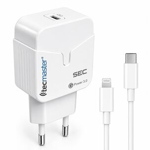Cargador Para Iphone De Carga R&aacute;pida Con Cable Lightning Sec