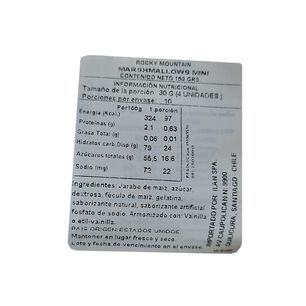 Mini Marshmallows Rocky Mountain Reposter&iacute;a 150g