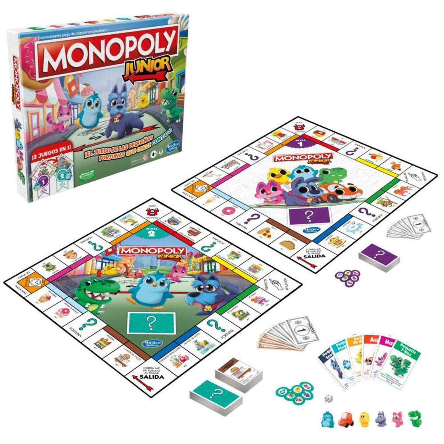 Juego De Mesa Monopoly Junior Hasbro image number 2.0