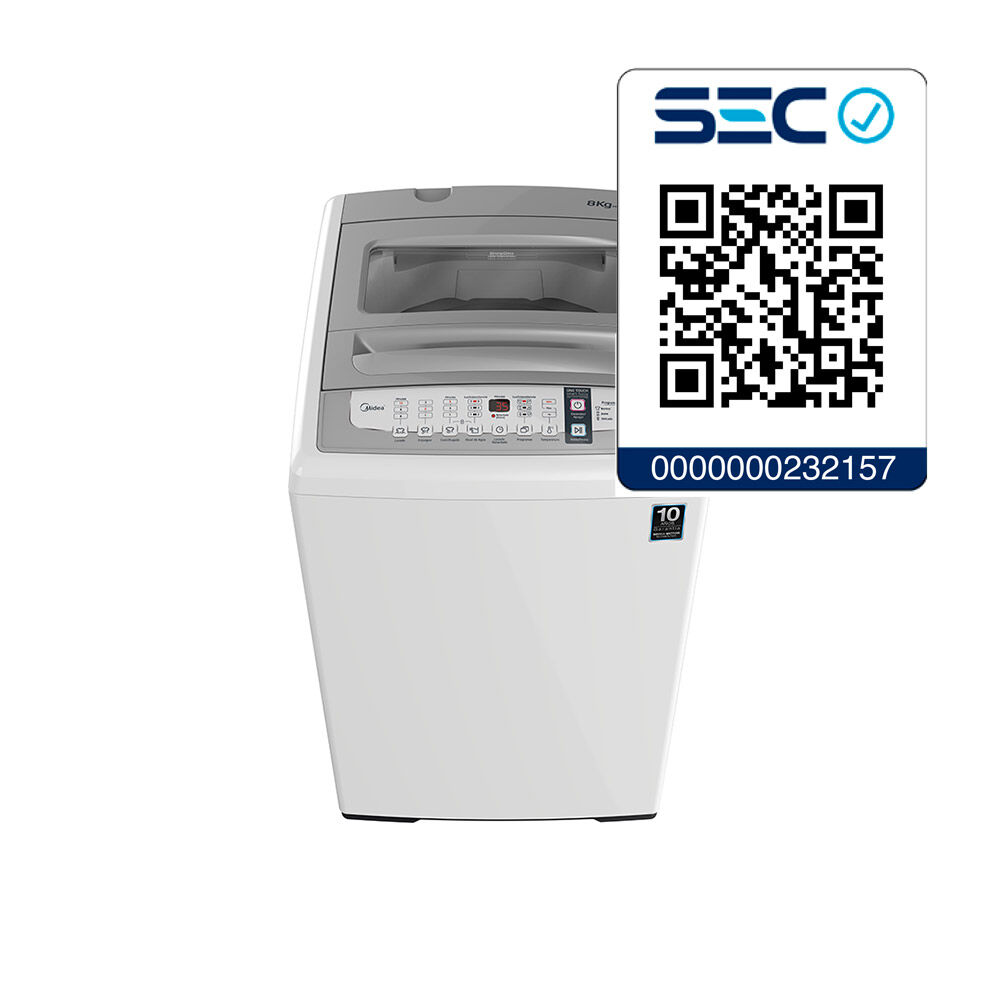 Lavadora Midea / MLS-80BS1102 / 8 Kg image number 5.0