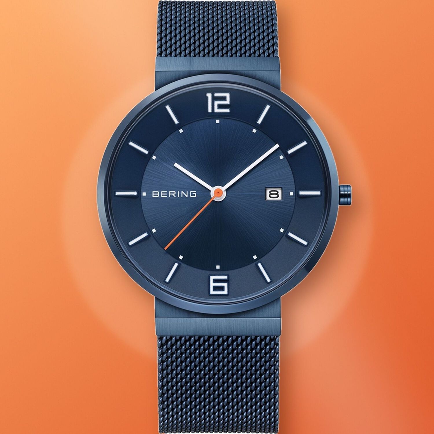Reloj Solar Hombre Bering Azul 14639-397 image number 2.0