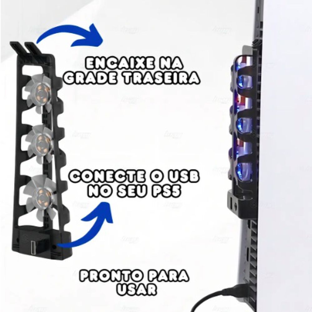 Dobe Cooler Ps5 Ventilador Refrigeraci&oacute;n Aire image number 3.0