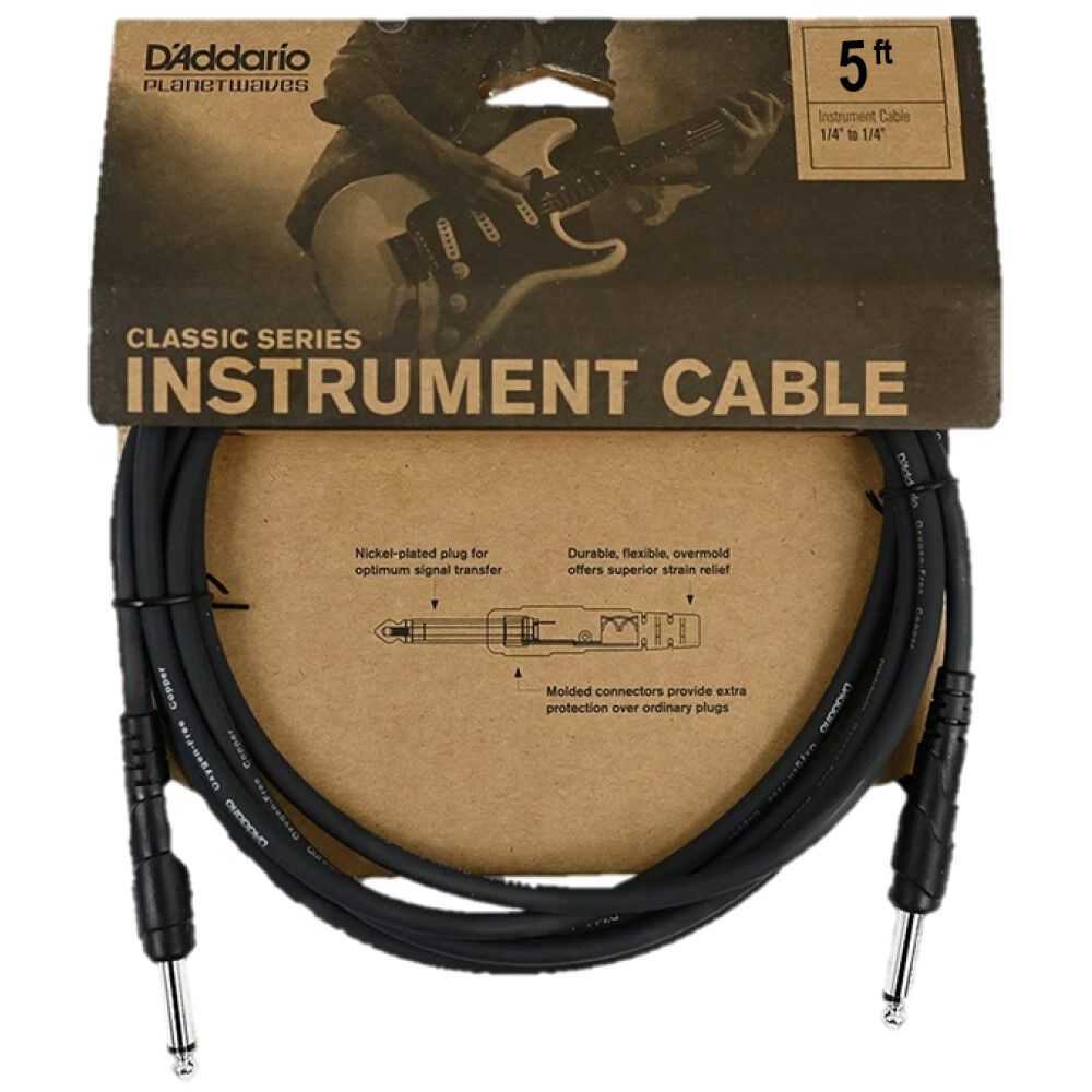 Cable Instrumento 1,5m Pw-cgt-05 Planet Wave Daddario image number 1.0