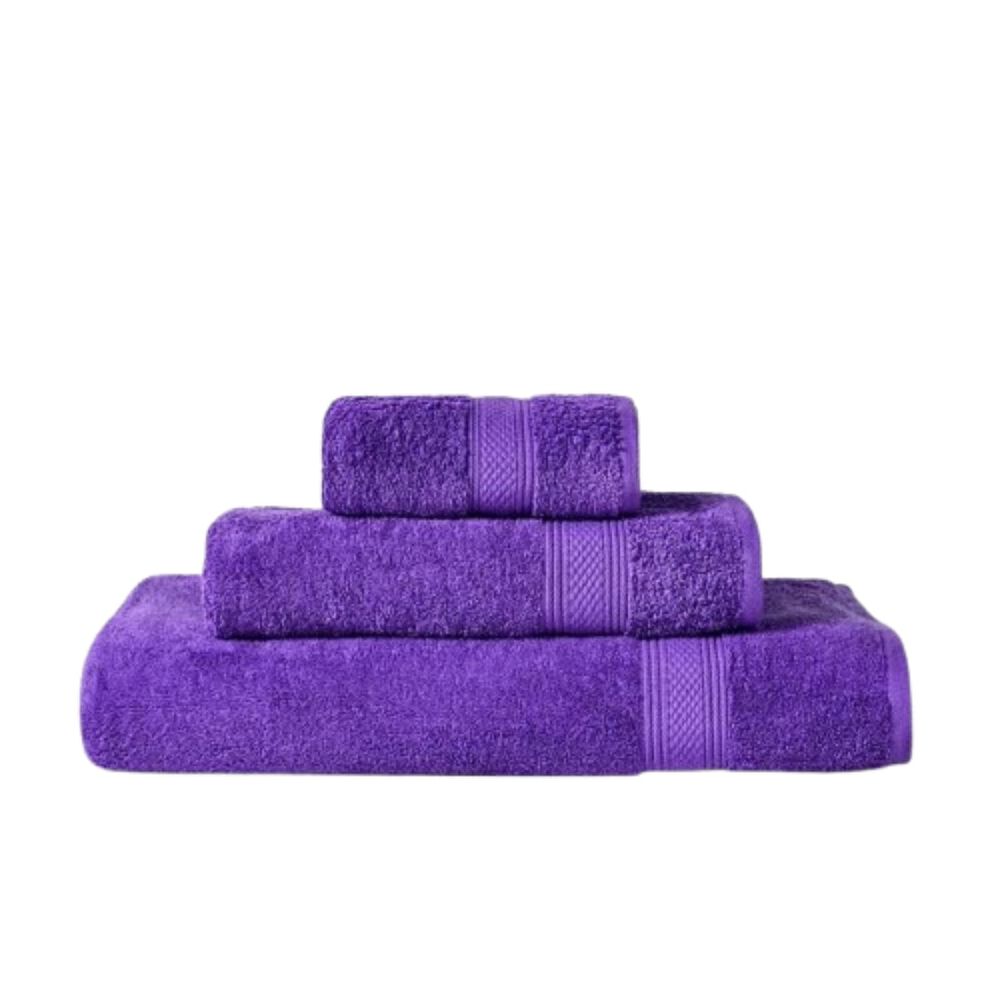 Toalla De Mano 100% Algodón 450 Grs. 4580 Centimetros / Morado American Family image number 2.0