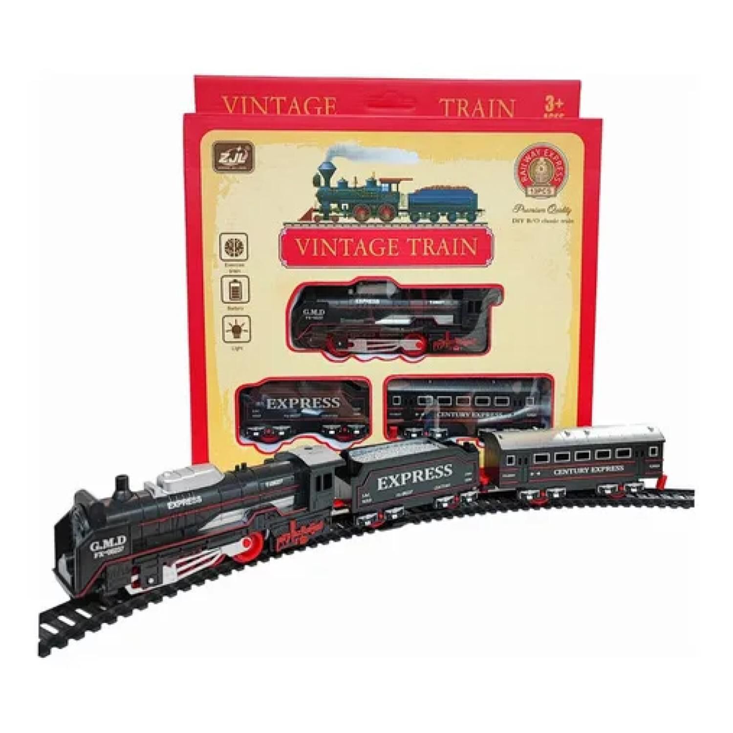 Juguete Tren Locomotora Con Vagones Accesorios Infnatil image number 4.0