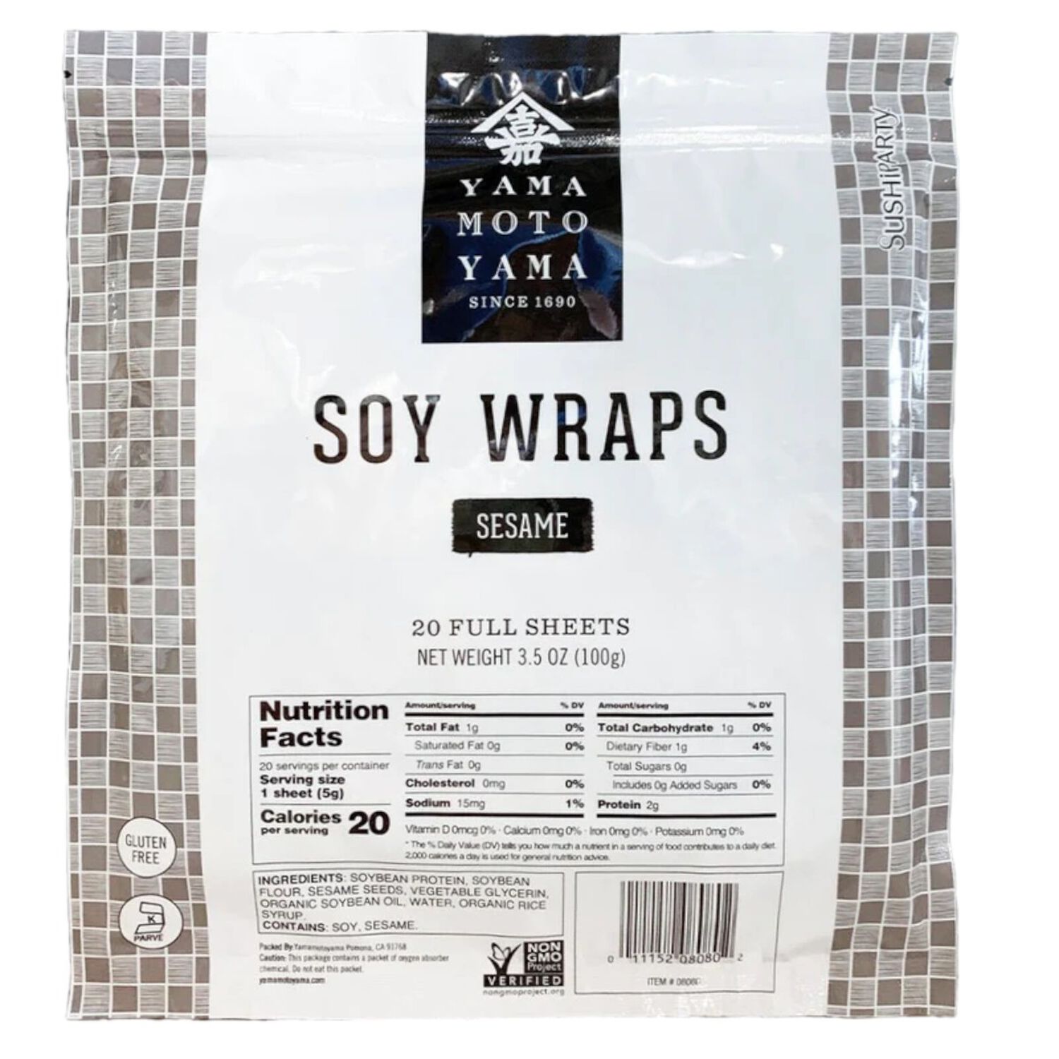 Envoltura | Hoja De Soya S&eacute;samo Yama Moto 100g image number 3.0