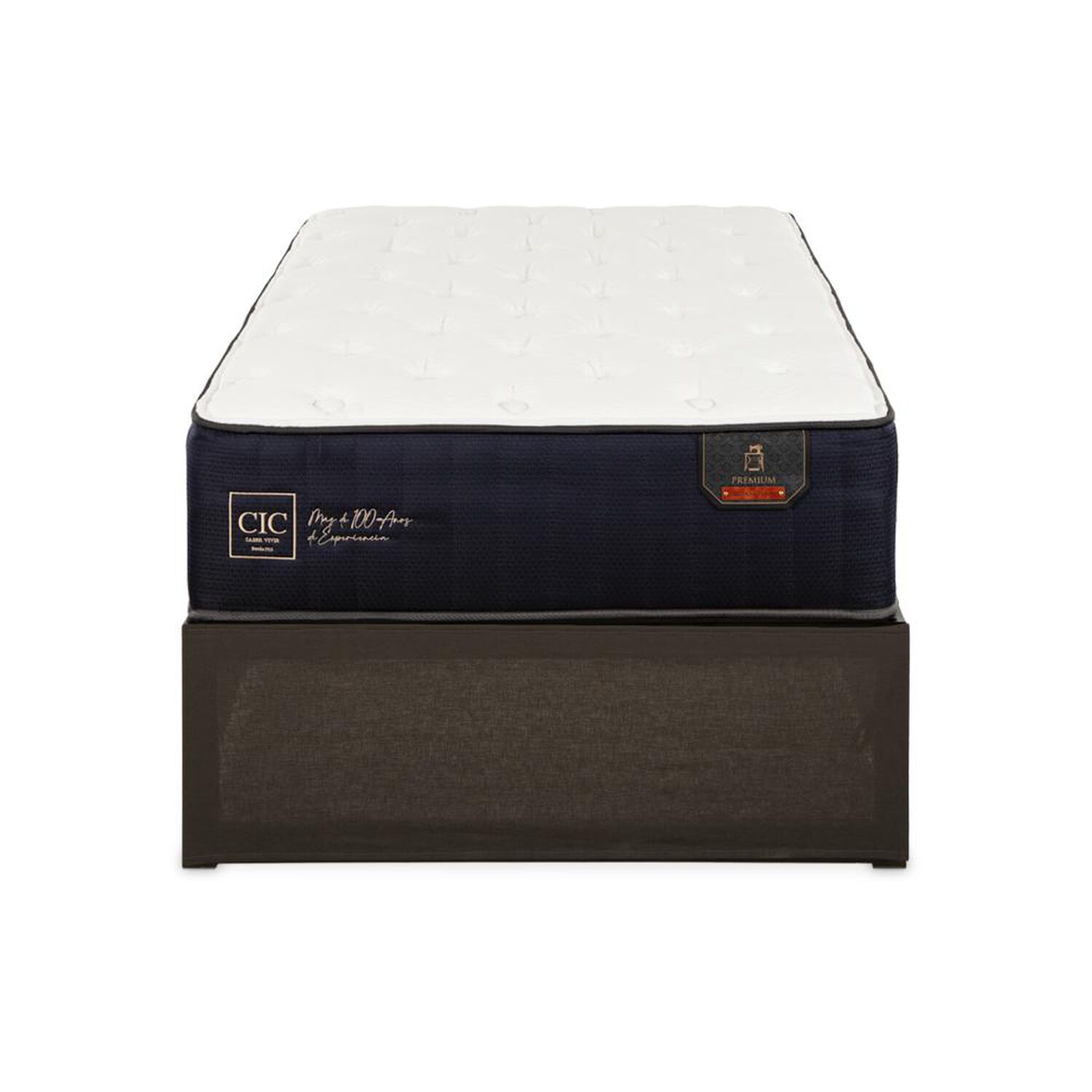 Cama Met&aacute;lica Cic Iron Smart Premium / 1.5 Plazas / Base Normal image number 0.0