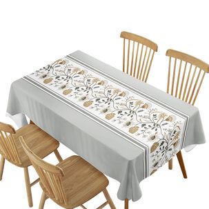Mantel De Mesa Rectangular Impermeable Estampado Medida 140cm X 220cm