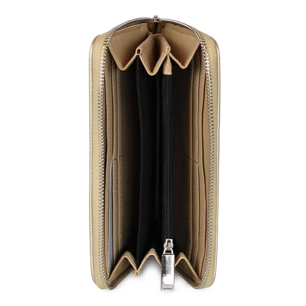 2 Billeteras De Mujer Calixta Negra Y Gold Kenneth Cole image number 4.0