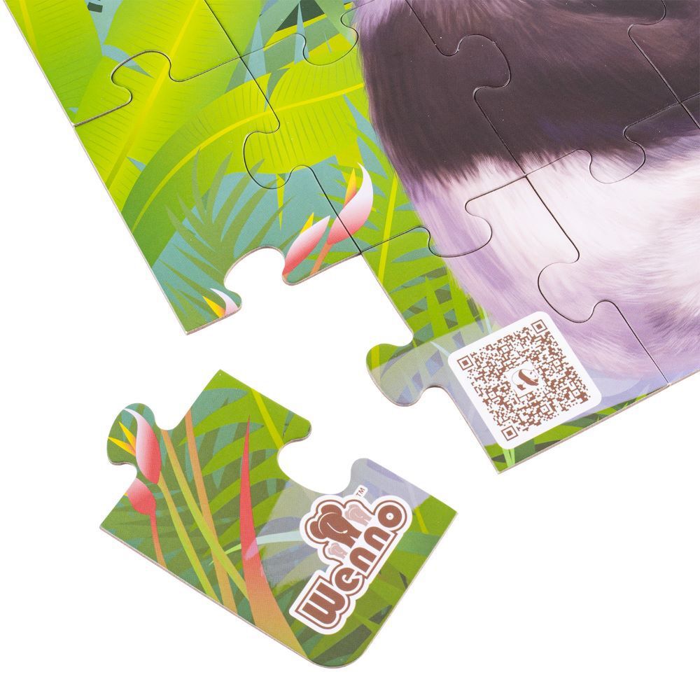 Puzzle Oso Panda 18 Piezas + Figura image number 1.0