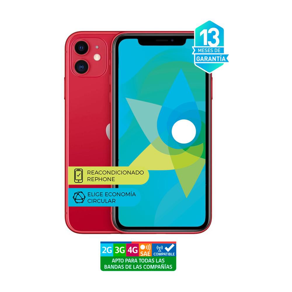 Iphone 11 Reacondicionado / 64 GB / Liberado image number 3.0
