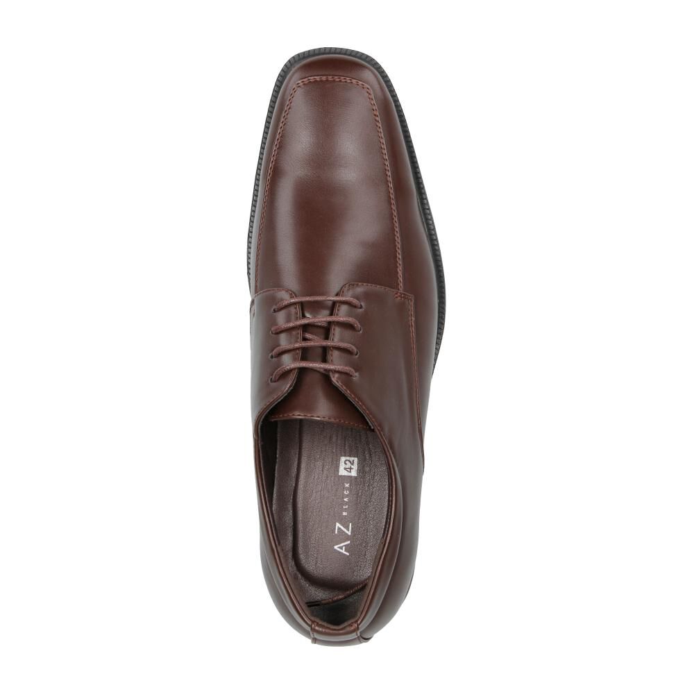 Zapato De Vestir Hombre Az Black Brown image number 4.0