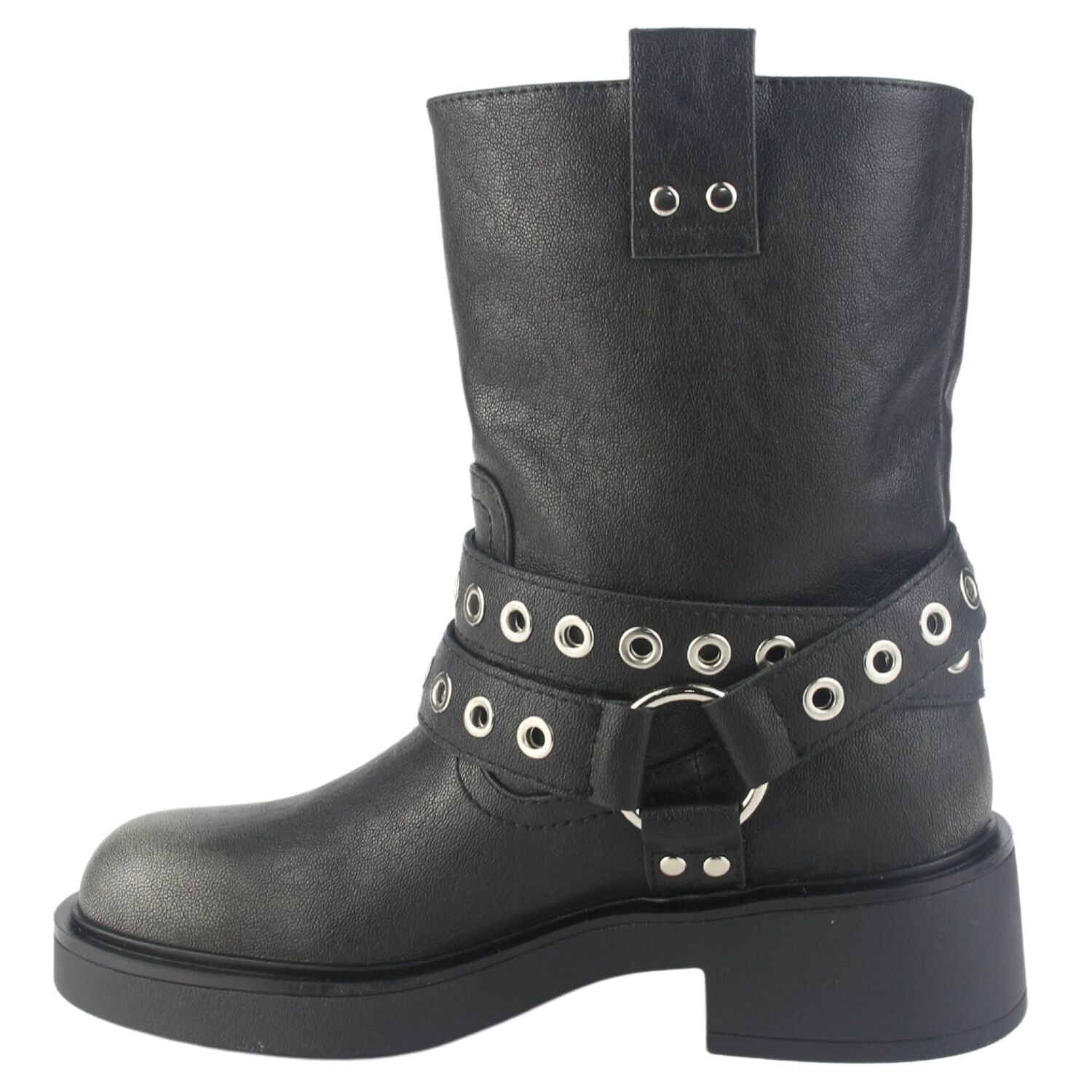Botin Chalada Mujer Biker-5 Negro Casual image number 1.0