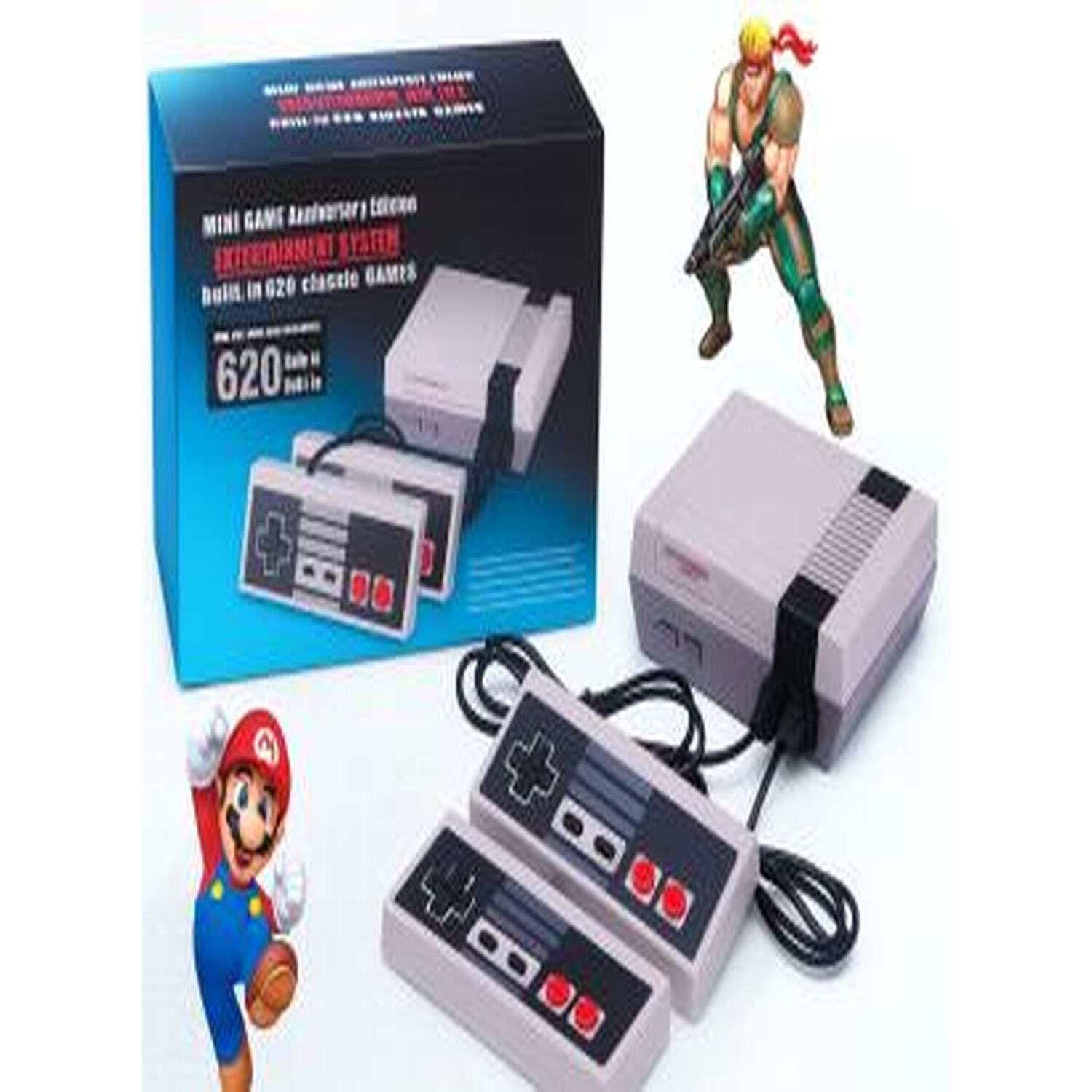 M&aacute;quina Cl&aacute;sica De Juegos &ndash; Estilo Nintendo, 620 Recuerdos image number 4.0