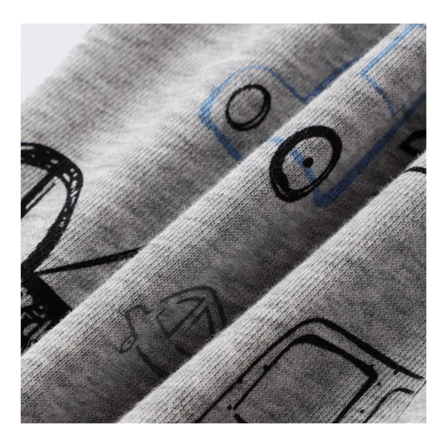 Pantal&oacute;n Buzo Ni&ntilde;o 100% Algod&oacute;n Jump Kids Gris Claro Autos image number 4.0