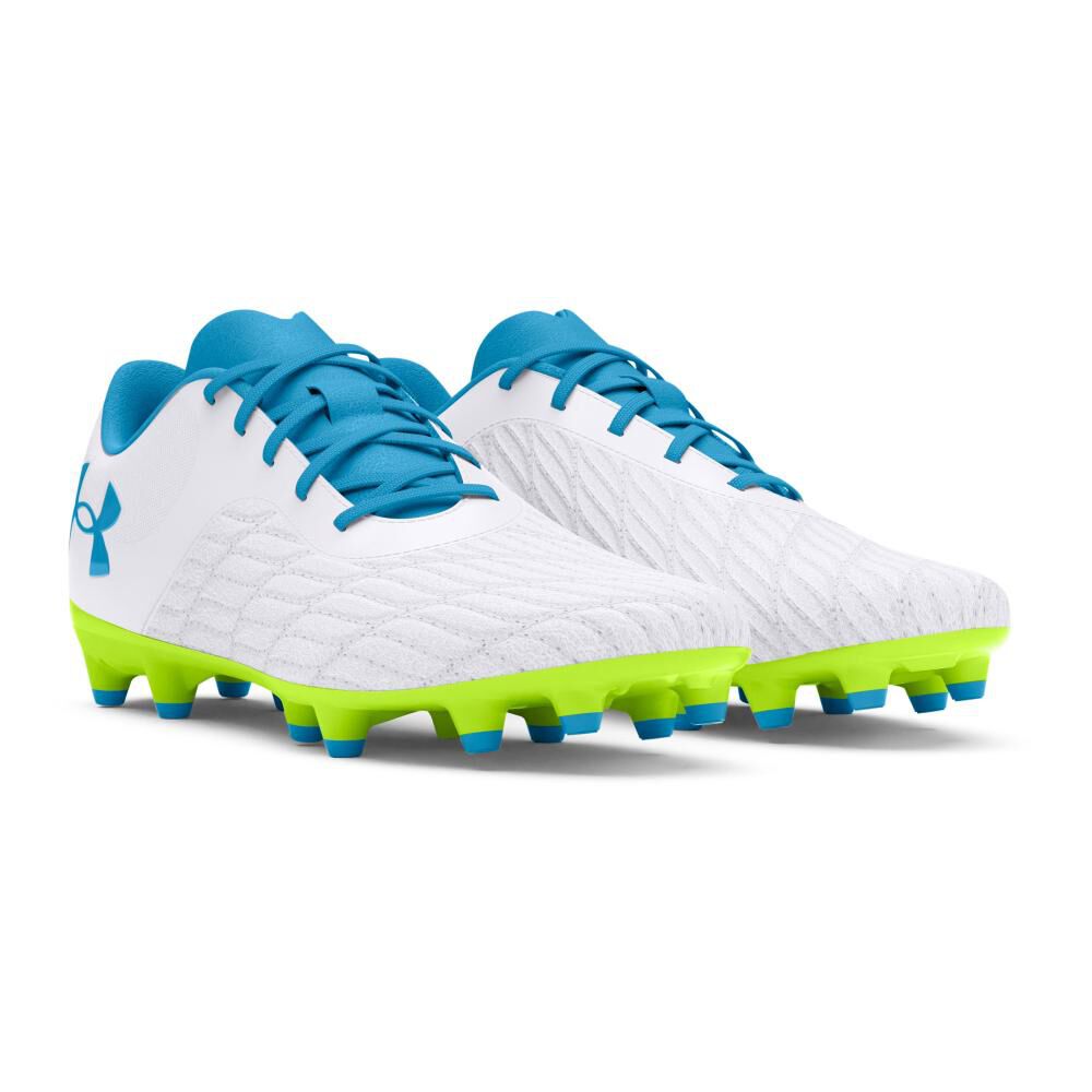 Zapato De Fútbol Hombre Under Armour Magnetico Select 3.0 Blanco image number 4.0