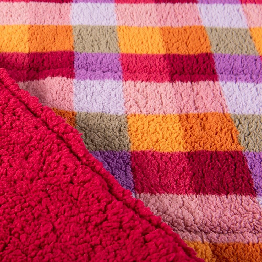 Plumon Sherpa/sherpa Estampado 1.5 Plazas Vicky image number 1.0