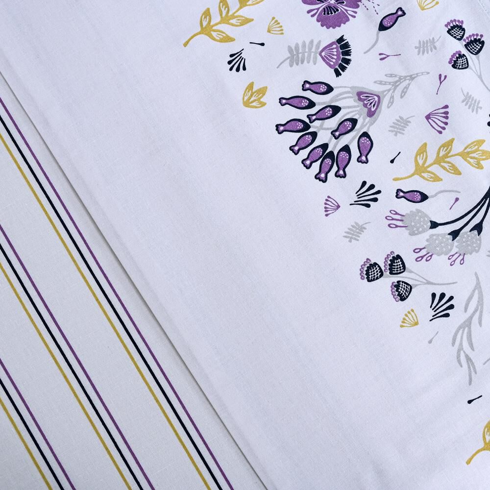 Juego De S&aacute;banas American Family Adel Gris / 1.5 Plazas / 144 Hilos image number 2.0