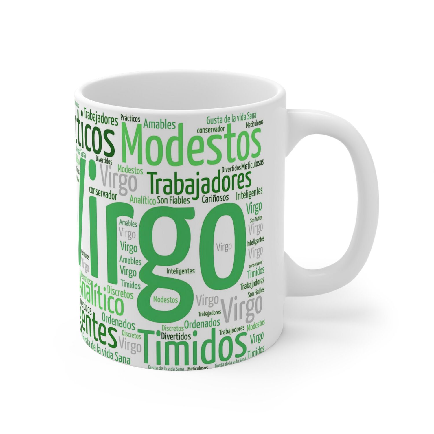 Taza Signo Zodiacal Virgo - Cer&aacute;mica Hor&oacute;scopo Astrolog&iacute;a Regalo image number 2.0