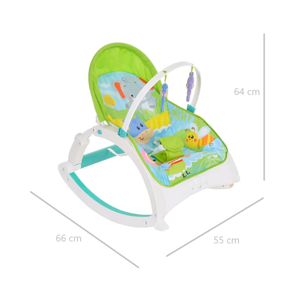 Silla Nido Mecedora Bebé Musical Vibratoria Plegable image number 2.0