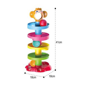 Torre De Tobog&aacute;n Con Pelotas Para Beb&eacute;s Juguete Did&aacute;ctico De Coordinaci&oacute;n