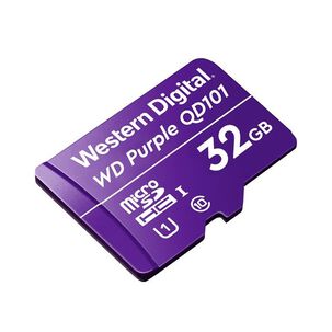 Memoria Microsd 32gb Wd Purple Sdhc Clase 10 4k 100mb/s