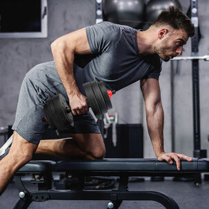 Set De Mancuernas Y Barra 20 Kg 2 En 1 Negro