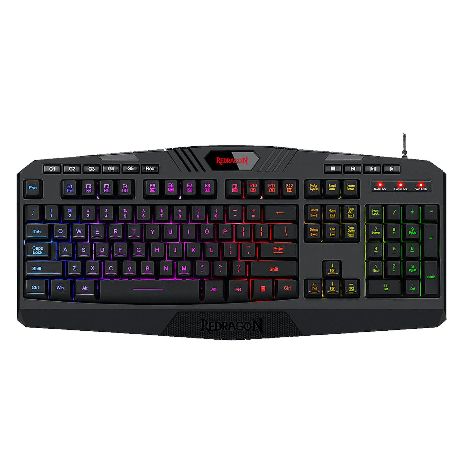 Teclado Gamer Redragon Harpe Pro Anti-ghosting Full Rgb image number 3.0