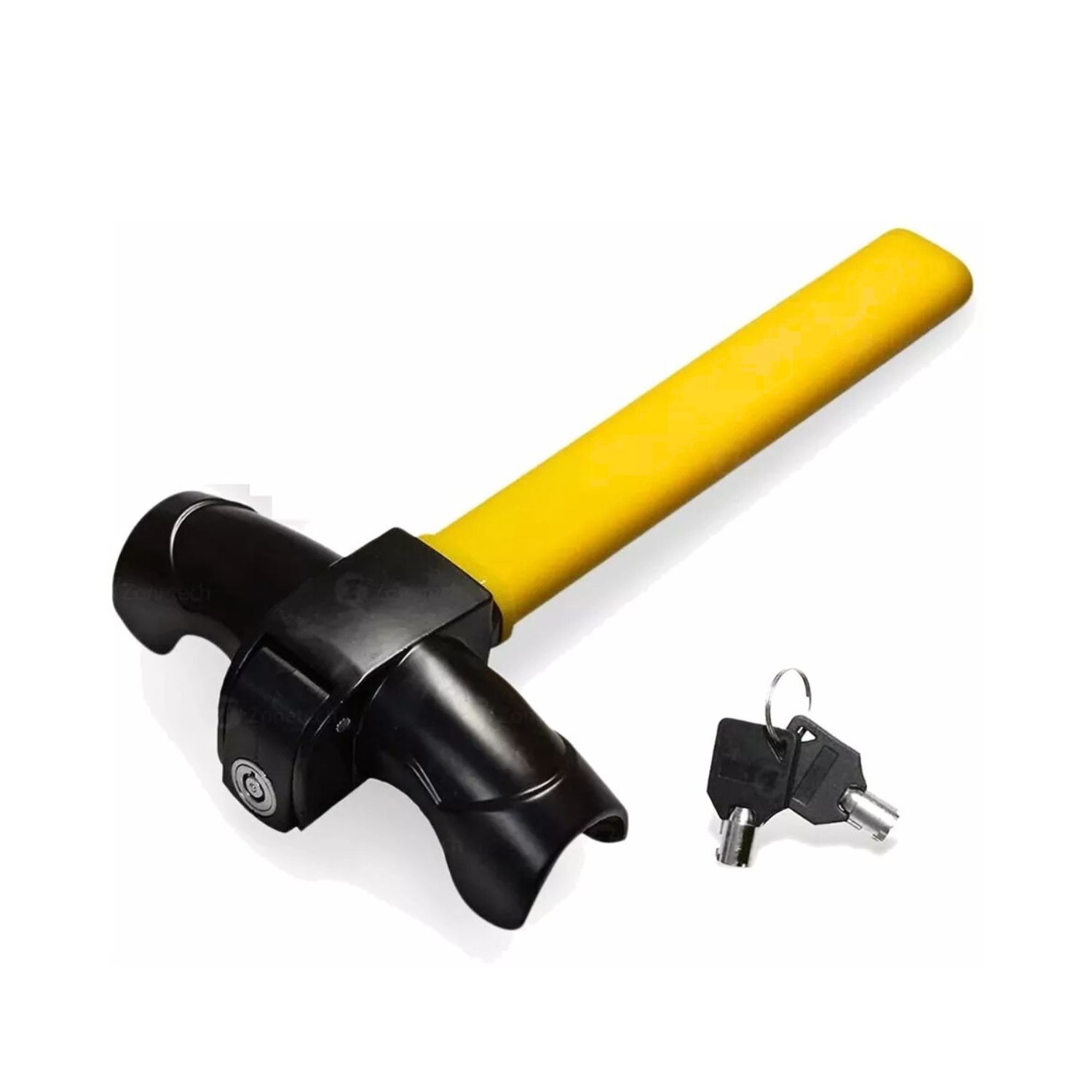 Baston Tranca Volante Traba Seguridad Anti Robo Auto + Llave image number 1.0