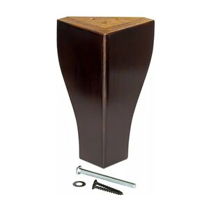 Kit De 4 Patas Para Cama Europea Color Chocolate