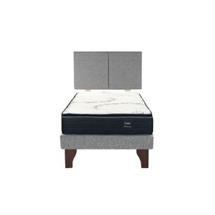 Cama Europea 1 Plaza 200 Plus Respaldo Everest