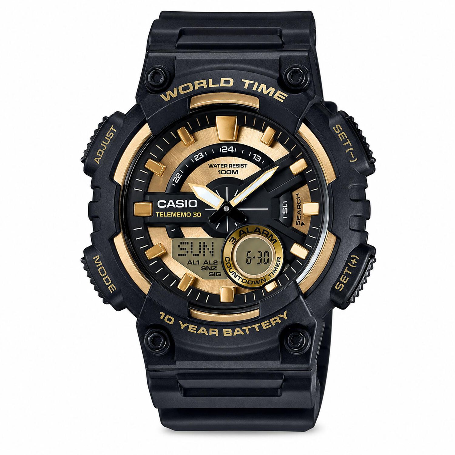 Reloj Hombre Casio Aeq-110bw-9avdf image number 2.0