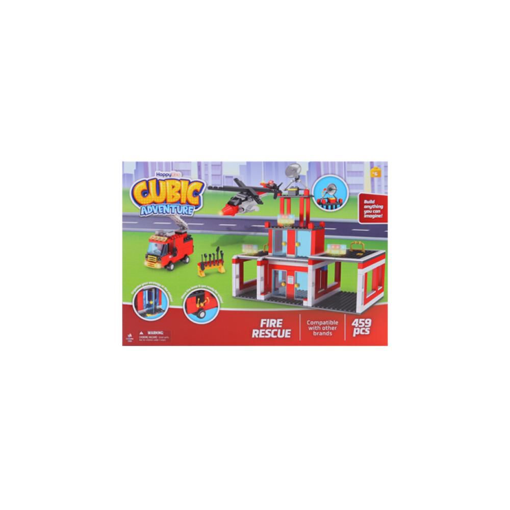 Bloques 459 Pzas - Estacion Bombero Happy Line image number 2.0