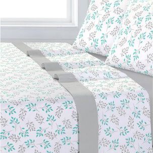 Sabana Andes Estampado 180 Hilos Ramas 107 2 Plaza